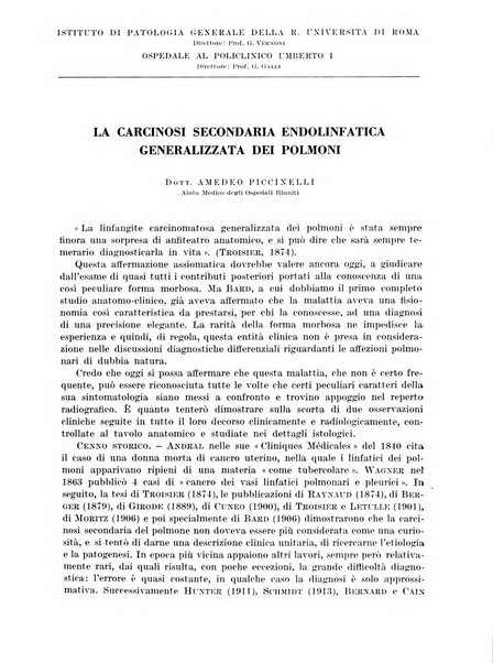 Radiologia e fisica medica. Sezione 1, Archivio di radioterapia e biofisica