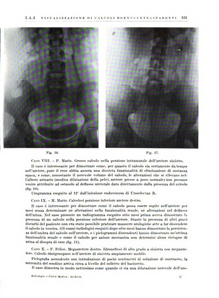 Radiologia e fisica medica. Sezione 1, Archivio di radioterapia e biofisica