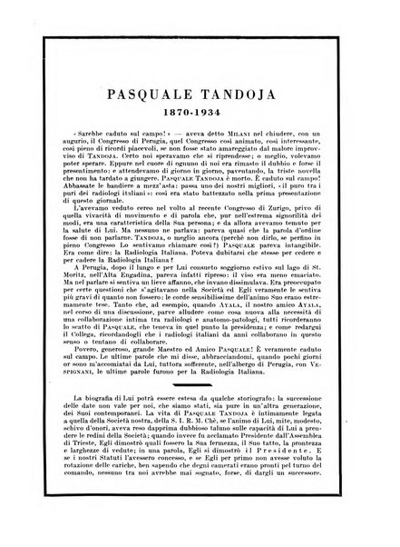 Radiologia e fisica medica. Sezione 1, Archivio di radioterapia e biofisica