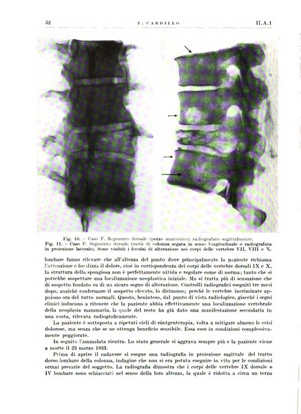 Radiologia e fisica medica. Sezione 1, Archivio di radioterapia e biofisica