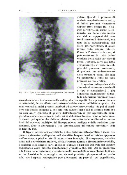 Radiologia e fisica medica. Sezione 1, Archivio di radioterapia e biofisica