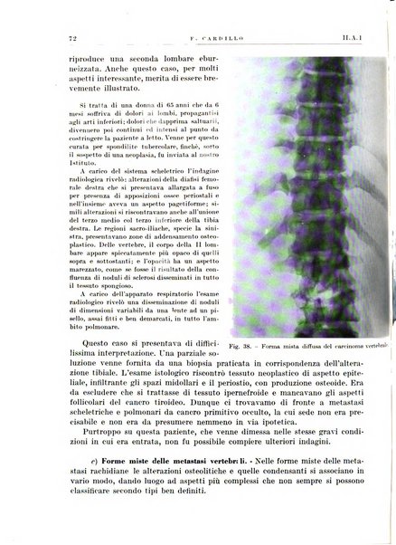 Radiologia e fisica medica. Sezione 1, Archivio di radioterapia e biofisica