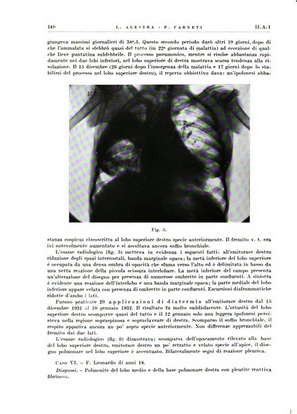 Radiologia e fisica medica. Sezione 1, Archivio di radioterapia e biofisica