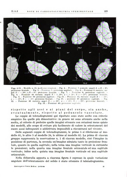 Radiologia e fisica medica. Sezione 1, Archivio di radioterapia e biofisica