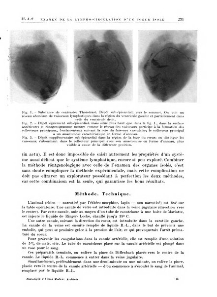 Radiologia e fisica medica. Sezione 1, Archivio di radioterapia e biofisica