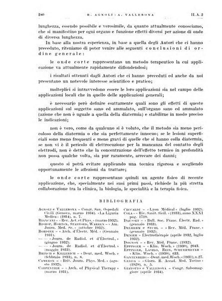 Radiologia e fisica medica. Sezione 1, Archivio di radioterapia e biofisica