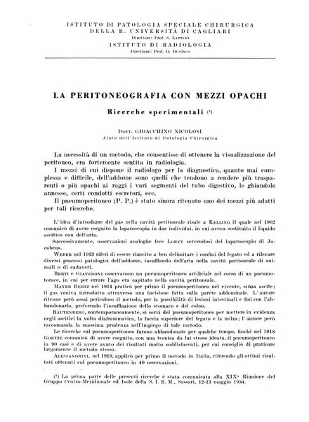 Radiologia e fisica medica. Sezione 1, Archivio di radioterapia e biofisica