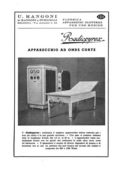 Radiologia e fisica medica. Sezione 1, Archivio di radioterapia e biofisica