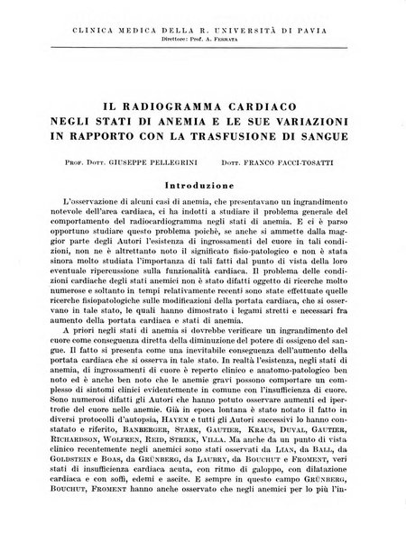 Radiologia e fisica medica. Sezione 1, Archivio di radioterapia e biofisica