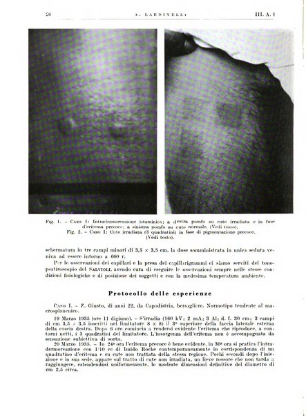 Radiologia e fisica medica. Sezione 1, Archivio di radioterapia e biofisica