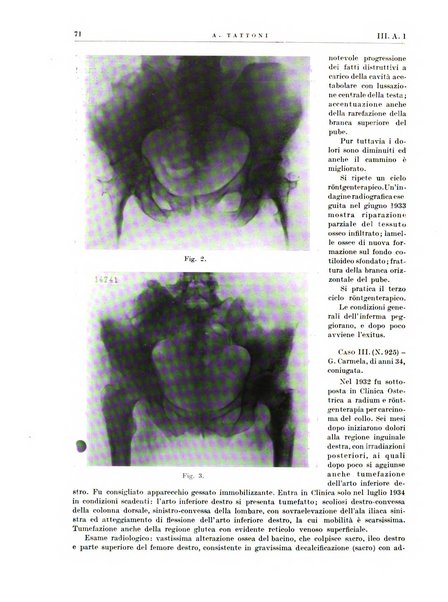 Radiologia e fisica medica. Sezione 1, Archivio di radioterapia e biofisica