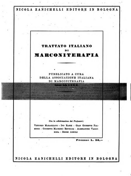 Radiologia e fisica medica. Sezione 1, Archivio di radioterapia e biofisica