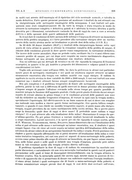 Radiologia e fisica medica. Sezione 1, Archivio di radioterapia e biofisica