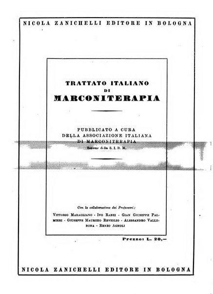 Radiologia e fisica medica. Sezione 1, Archivio di radioterapia e biofisica