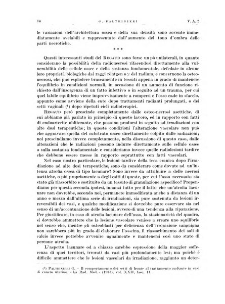 Radiologia e fisica medica. Sezione 1, Archivio di radioterapia e biofisica