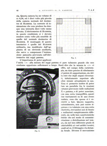 Radiologia e fisica medica. Sezione 1, Archivio di radioterapia e biofisica