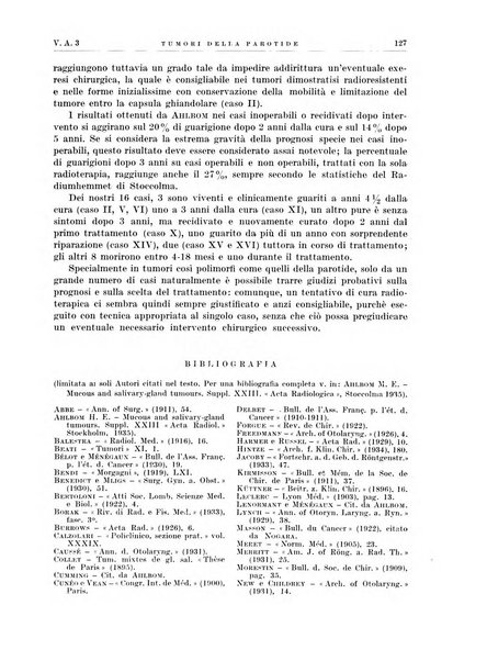 Radiologia e fisica medica. Sezione 1, Archivio di radioterapia e biofisica