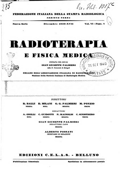 Radioterapia e fisica medica