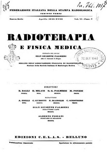 Radioterapia e fisica medica