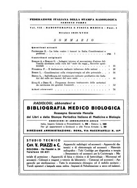 Radioterapia e fisica medica