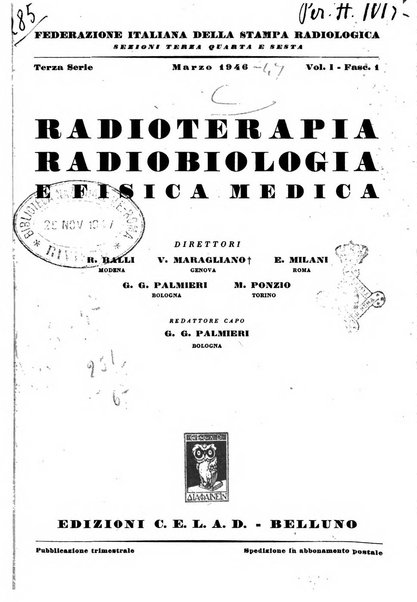 Radioterapia, radiobiologia e fisica medica