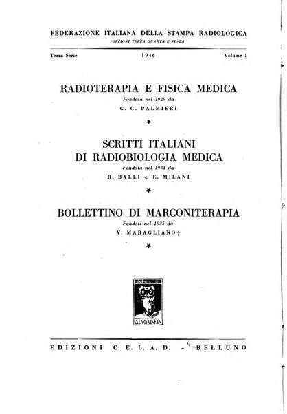 Radioterapia, radiobiologia e fisica medica