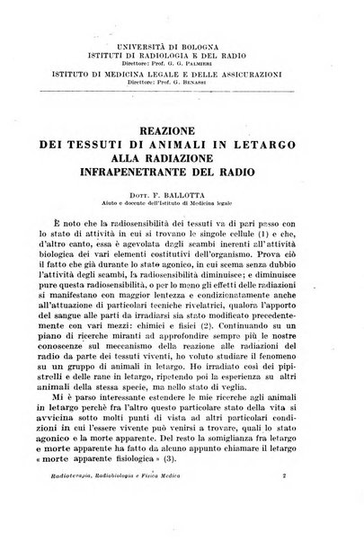 Radioterapia, radiobiologia e fisica medica