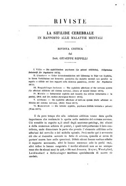 Rivista sperimentale di freniatria e di medicina legale in relazione con l'antropologia e le scienze giuridiche e sociali