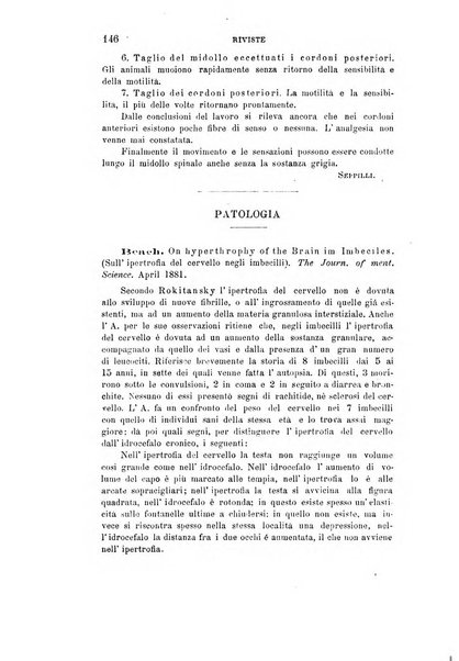 Rivista sperimentale di freniatria e di medicina legale in relazione con l'antropologia e le scienze giuridiche e sociali