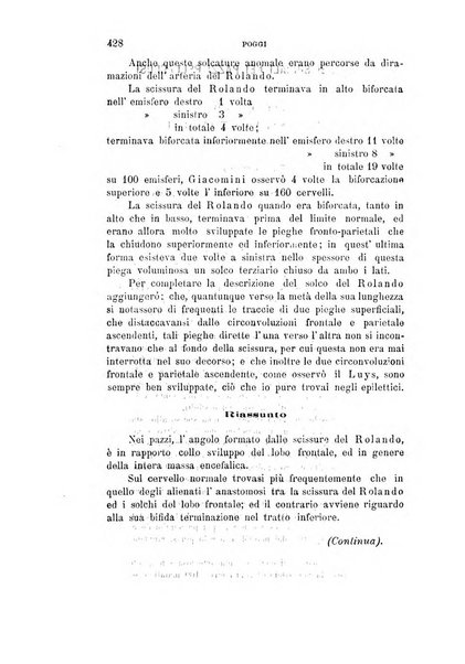 Rivista sperimentale di freniatria e di medicina legale in relazione con l'antropologia e le scienze giuridiche e sociali