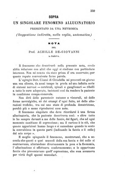 Rivista sperimentale di freniatria e di medicina legale in relazione con l'antropologia e le scienze giuridiche e sociali