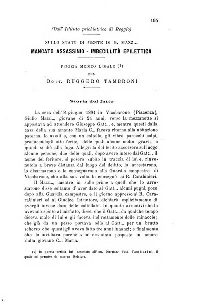 Rivista sperimentale di freniatria e di medicina legale in relazione con l'antropologia e le scienze giuridiche e sociali