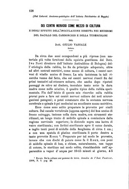 Rivista sperimentale di freniatria e di medicina legale in relazione con l'antropologia e le scienze giuridiche e sociali