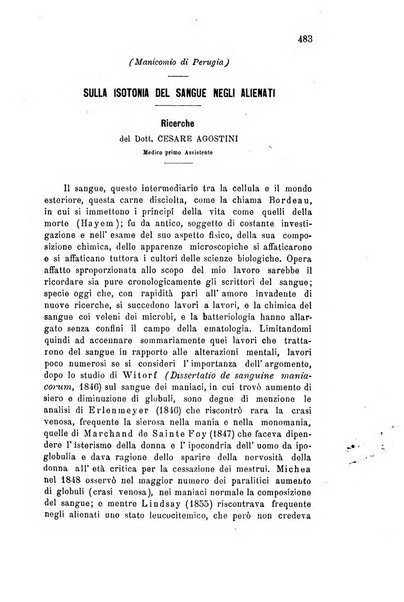 Rivista sperimentale di freniatria e di medicina legale in relazione con l'antropologia e le scienze giuridiche e sociali