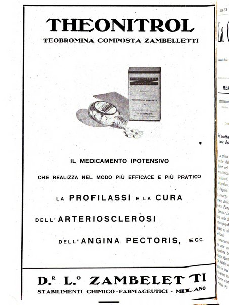 La Cultura medica moderna rassegna quindicinale di medicina, chirurgia e scienze affini