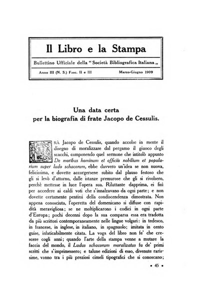 Il libro e la stampa bullettino ufficiale della Società bibliografica italiana