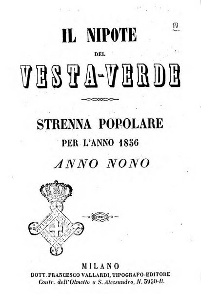 Il nipote del Vesta-verde strenna popolare per l'anno ...