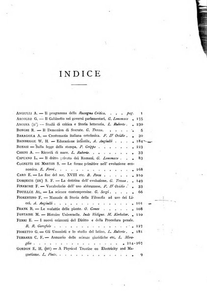 Rassegna critica di opere filosofiche, scientifiche e letterarie