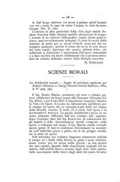 Rassegna critica di opere filosofiche, scientifiche e letterarie