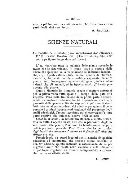 Rassegna critica di opere filosofiche, scientifiche e letterarie