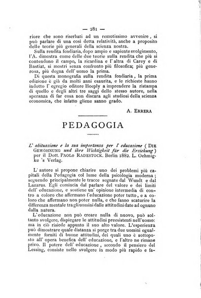 Rassegna critica di opere filosofiche, scientifiche e letterarie