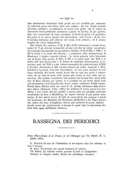 Rassegna critica di opere filosofiche, scientifiche e letterarie