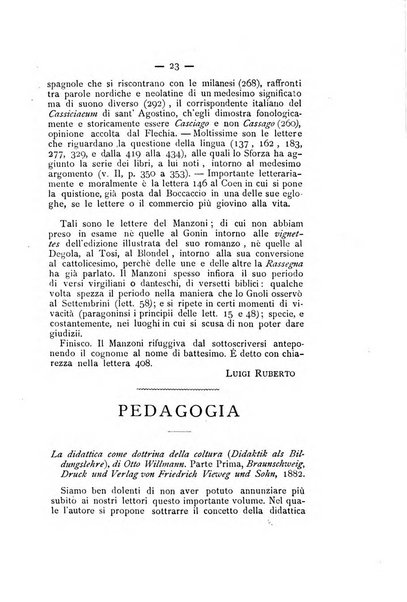 Rassegna critica di opere filosofiche, scientifiche e letterarie