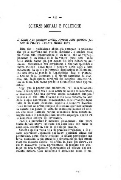 Rassegna critica di opere filosofiche, scientifiche e letterarie