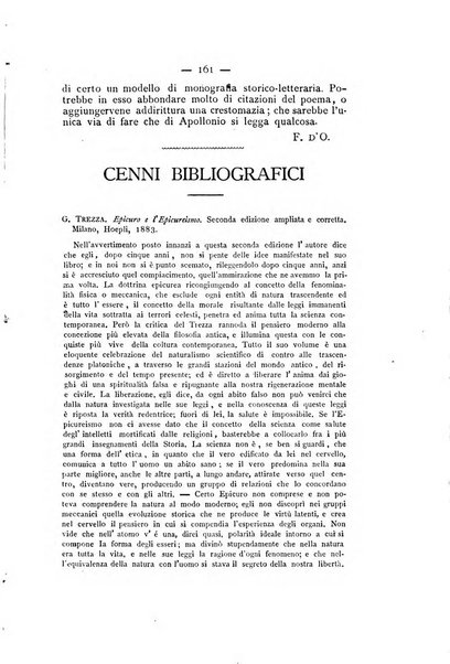 Rassegna critica di opere filosofiche, scientifiche e letterarie