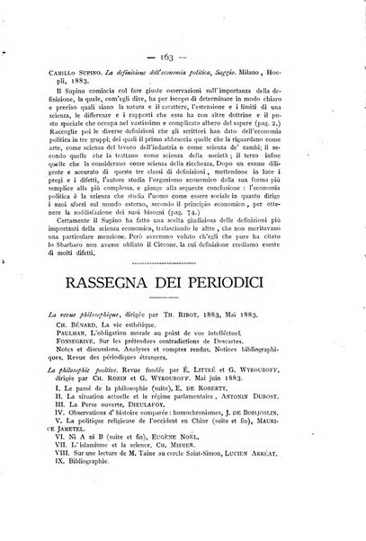 Rassegna critica di opere filosofiche, scientifiche e letterarie