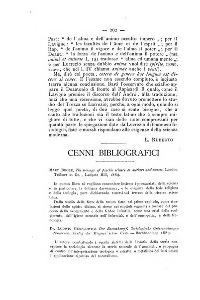 Rassegna critica di opere filosofiche, scientifiche e letterarie