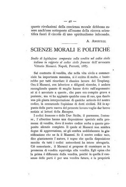 Rassegna critica di opere filosofiche, scientifiche e letterarie