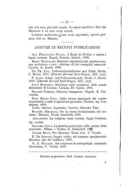 Rassegna critica di opere filosofiche, scientifiche e letterarie