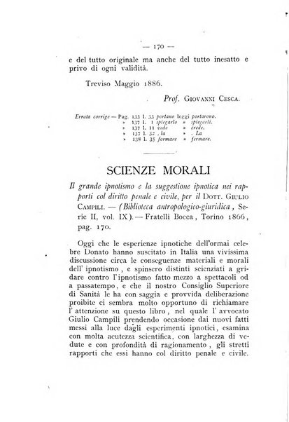 Rassegna critica di opere filosofiche, scientifiche e letterarie